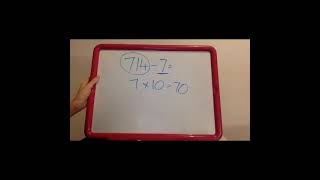 Multiplying up strategy for division