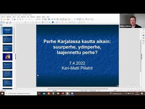Karjalainen sukuni -webinaarisarjan 11. luento "Karjalainen suurperhe kautta aikojen"