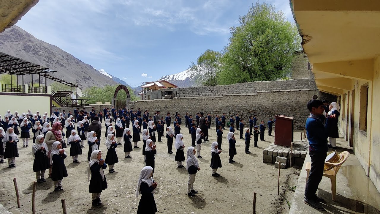 Beautiful morning Assembly, Sankoo Public School Sankoo.  