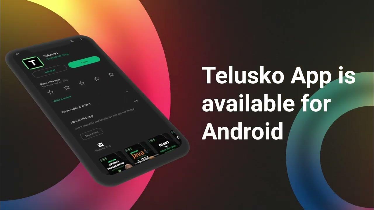 Telusko App is Available for Android - YouTube