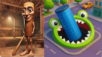 Italian Brains Run vs Hole.io - MAX LEVEL Gameplay Walkthrough (Android,iOS) NEW UPDATE