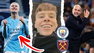 Thumbnail for HAALAND Overtakes RONALDO’s PL Goals As City CRUISE Past West Ham!