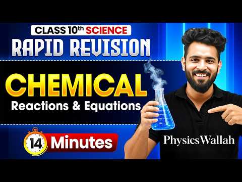 Chemical Reactions & Equations RAPID REVISION ⚡ | Class 10 Science | Akshay Sir