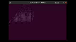 Parrot.live command animation on Ubuntu (Easter Egg) #shorts r