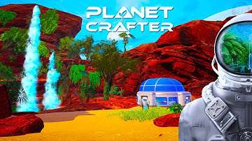 Day 6 Survival Canyon Blueprints | Planet Crafter Gameplay | Part 6