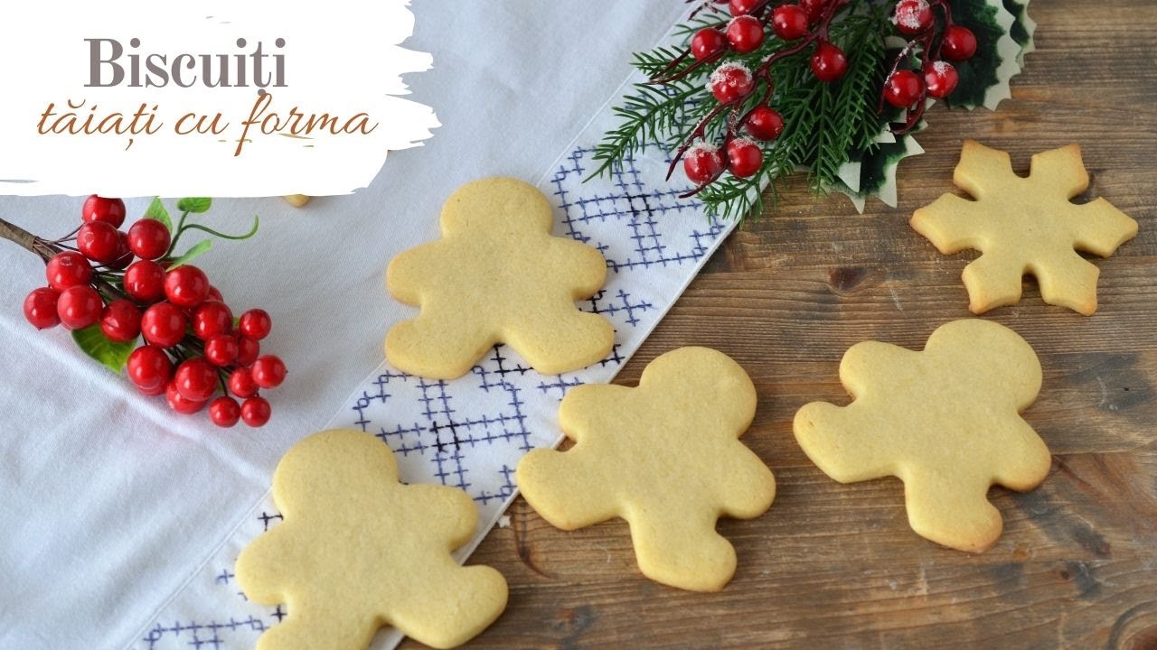 Biscuiti Tăiați Cu Forma Biscuiti Pentru Craciun Teoskitchen