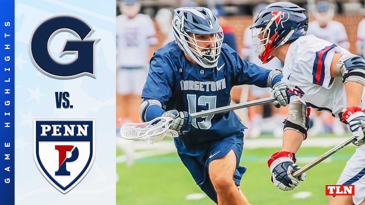 vs. UPenn College Lacrosse Highlights 2022 YouTube