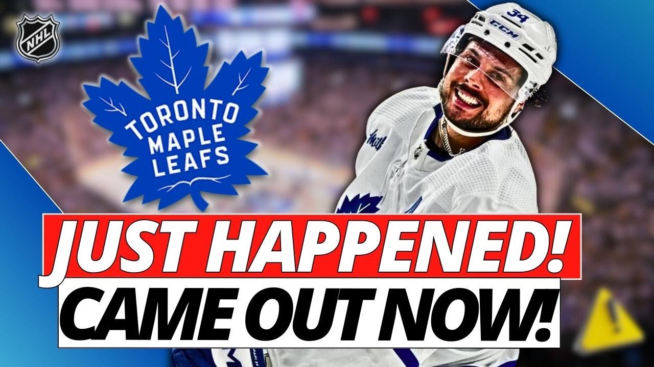 EXPLODED TODAY! LEAKED ON THE WEB! TORONTO MAPLE LEAFS NEWS TODAY! NHL ...
