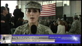 Fort Bragg Soldiers prepare for the arrival of the President.