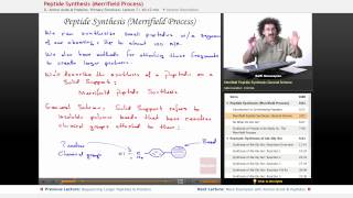 Peptide Synthesis: Merrifield Process | Biochemistry with Educator.com
