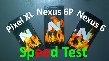 Google Pixel XL vs Nexus 6P vs Nexus 6 Speed Test(Comparing 3 Generation of Google Android Phone)