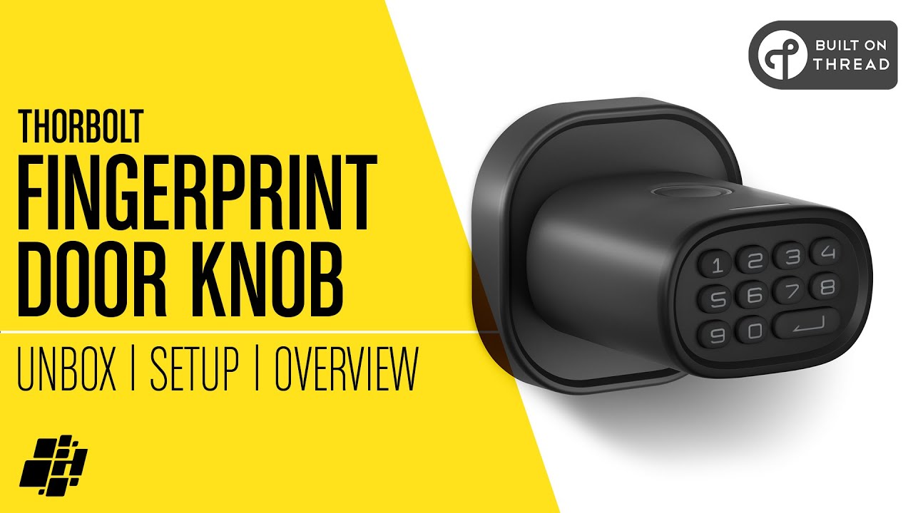 The ThorBolt Latch Lock w/ Fingerprint Reader & THREAD!