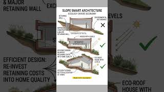 SLOPE SMART ARCHITECTURE #shorts #civilengineering065 #viral