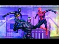 Spider-Man and Spider-man (Anti-Ock Suit) vs Venom | Spider-Man Stop Motion Battle