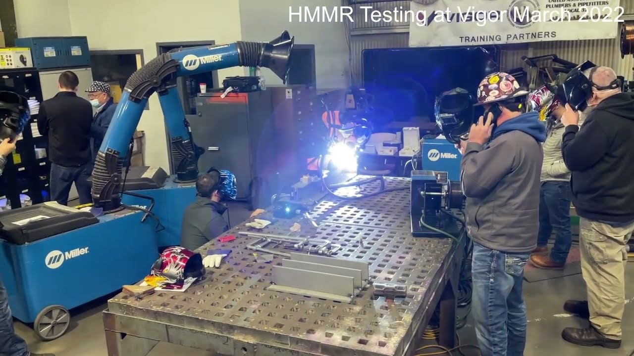 High Mobility Manufacturing Robot Testing at Vigor Shipyard