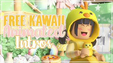 5 Free Roblox GFX INTROS | No text Templates | Animal Onesies + Pets