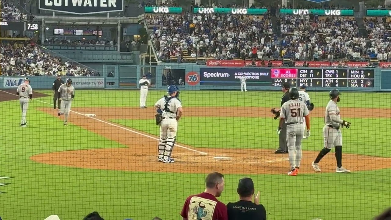 Yoshinobu Yamamoto Vs Casey Schmitt Grand Slam @ LA 6/13/25