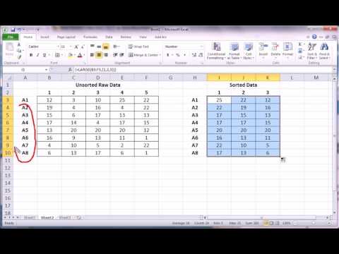 Excel   Array Large and Small functions