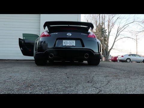 Nissan 370Z STM Muffler Delete Install! - YouTube