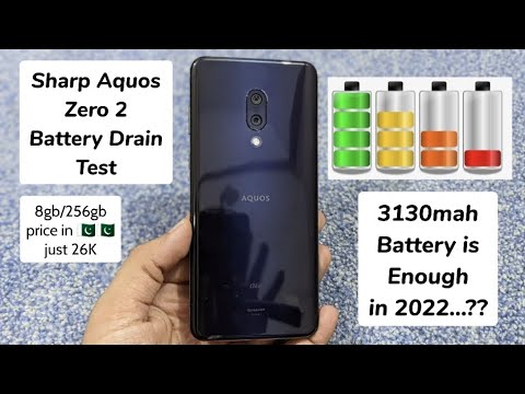 Video Sharp Aquos Zero 2 Battery Drain Test - 3130mah... - youtube