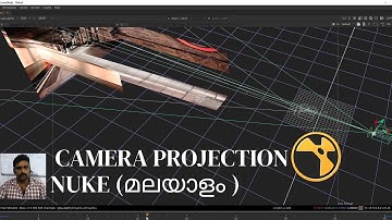 #nuke  Advanced Camera Projection #malayalamtutorials