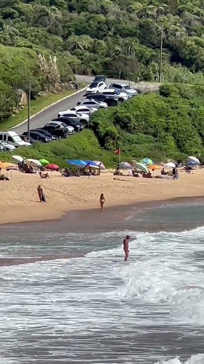 Nude beach at Santa Catarina Brazil