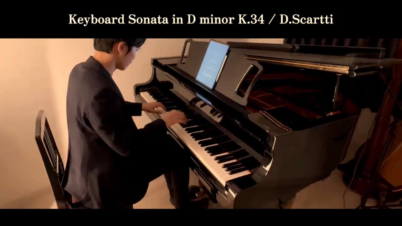 Day709〉Keyboard Sonata in D minor K.34 / D.Scartti - YouTube