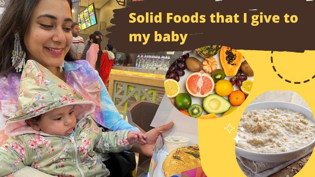 What my baby eats throughout the day Solid foods for 6 month old baby