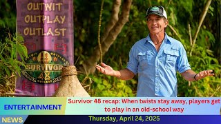 Survivor 48 recap When twists stay away players get to play in an old school way