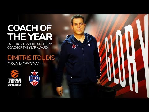 Alexander Gomelsky Coach of the Year: Dimitris Itoudis, CSKA Moscow