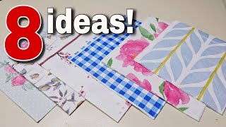 8 Great Ideas with Patterned Napkins! 👍 Look What I Did? ♻️🥰