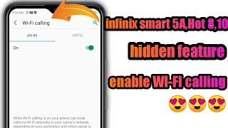 Wi-Fi calling feature enable on infinix smart 5A,hot 8,10 & infinix device|Wi-Fi calling on infinix screenshot 4