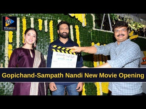 Gopichand and Sampath Nandi Movie Opening