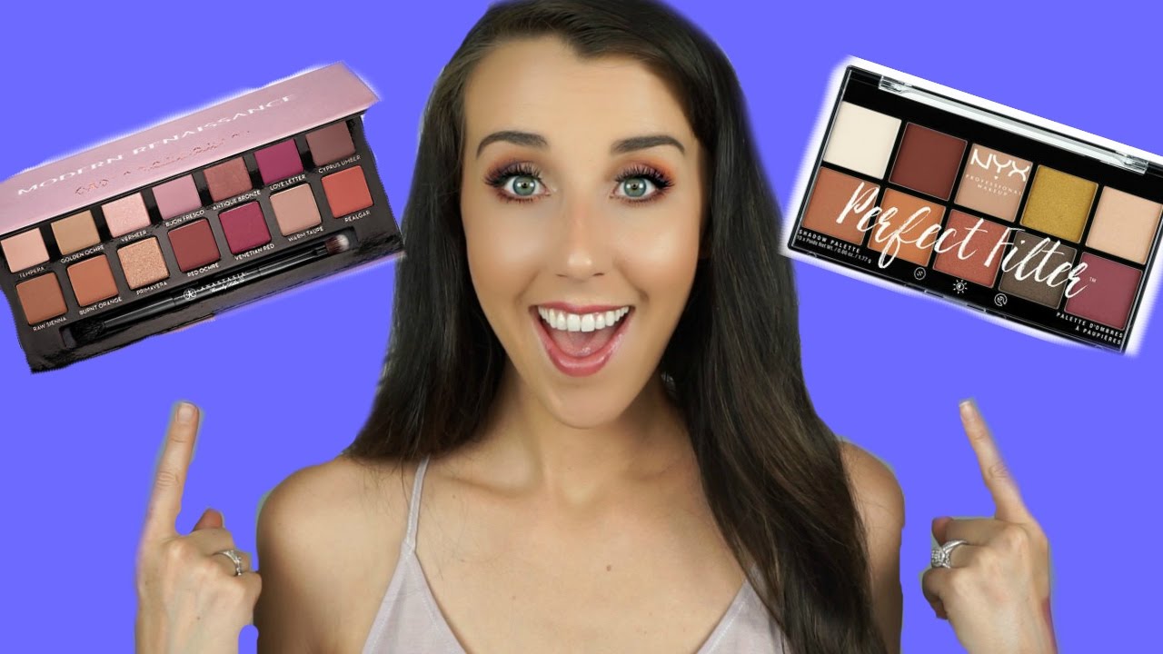 Anastasia Modern Renaissance Palette vs Nyx Perfect Filter Dupe Review and Demo!
