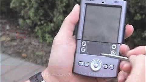 Palm Tungsten T with bluetooth Nokia 6310 (Video from april 2007 hosted on palm.com)