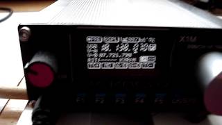 X1M transceiver IK6QGE 18MHz SSB QSO
