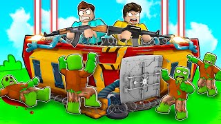 I Made BUNKER To Survive Zombie Apocalypse In Roblox!! screenshot 2