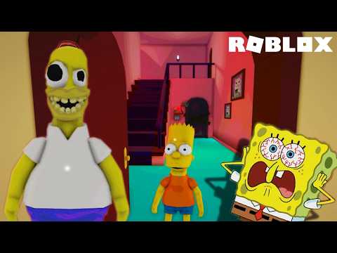 HOMER SIMPSON'S NIGHTMARE! SpongeBob in Roblox