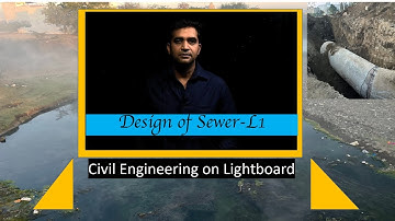 Design of Sewer Lecturer 1