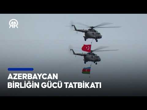 Azerbaycan'daki "Birliğin Gücü-2026" tatbikatı gerçek operasyon sahnelerini aratmadı