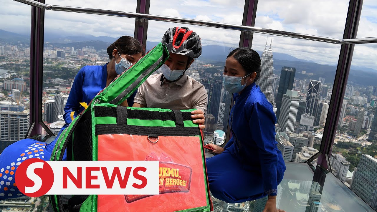 Delivery Service Riders Get Special Deals To Visit Kl Alor Setar Towers Youtube