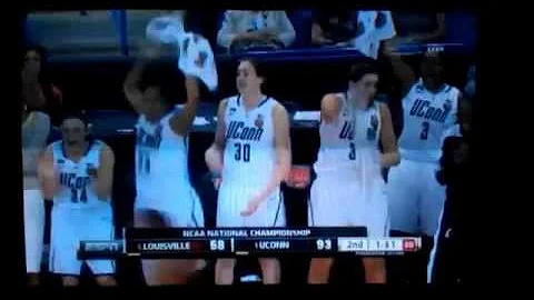 Heather Buck steal + layup (UConn - Louisville; NC...