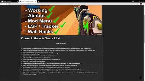 Krunker.io Free Hacks & Cheats (WORKING)