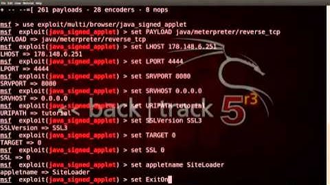 Java Applet Attack hack a pc