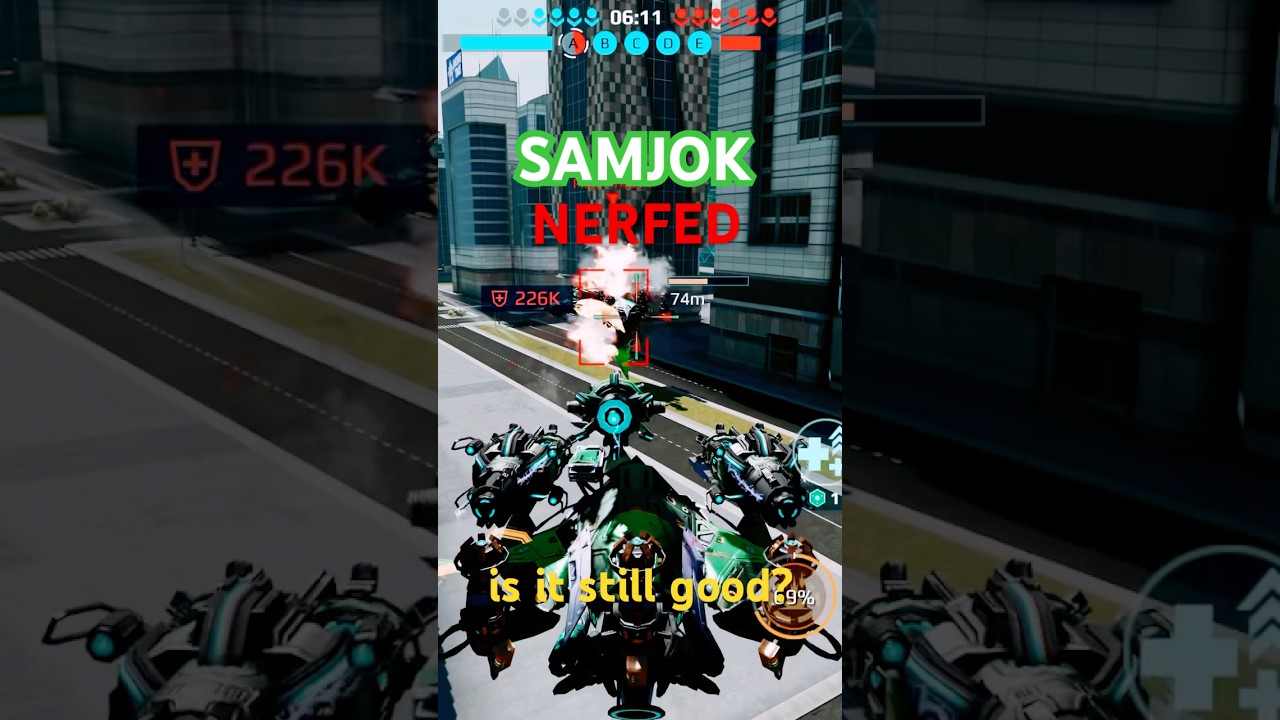 War robots Samjok Nerf. Is still good? 