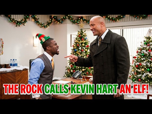 Dwayne The Rock Johnson Calls Kevin Hart an Elf!