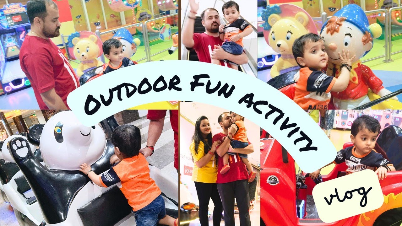 My Baby's Outdoor Fun Activity || After so long Guru having fun with mumma papa || Enjoy Together 🥳😍