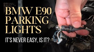 BMW E90 Incandescent Parking Light Replacement (non Angel Eyes)