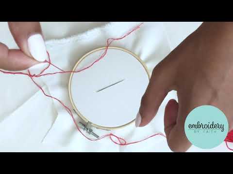 How to thread a needle Beginner Hand Embroidery Tutorial