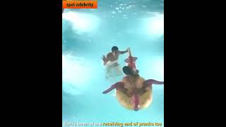 Sara Fun With Her Spot Girl In Swimming Pool Area. Spot With Sara